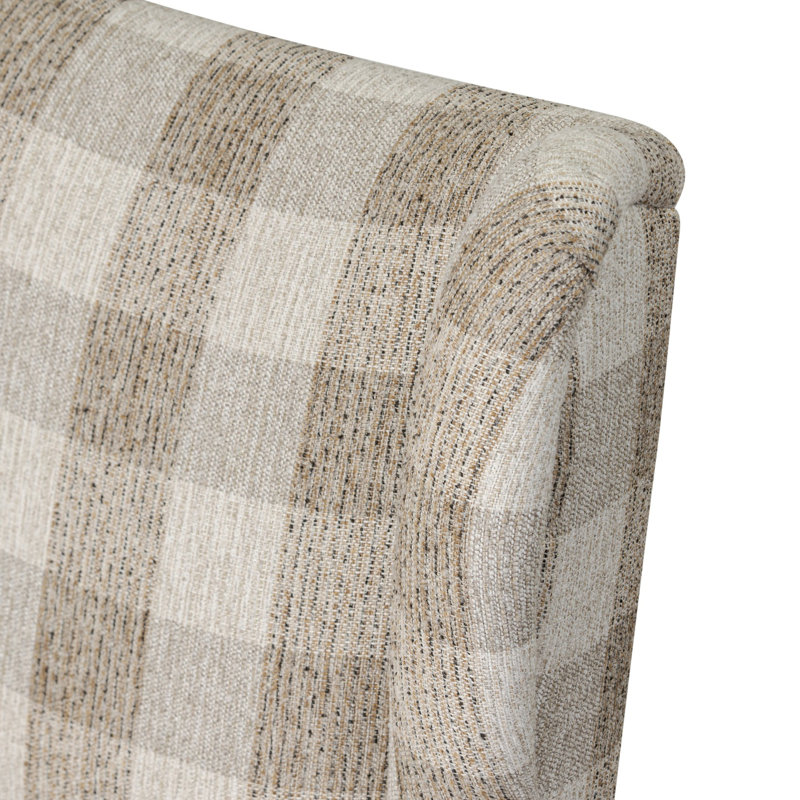 Sedoni Wingback Chair, Light Brown Polypropylene/Olefin