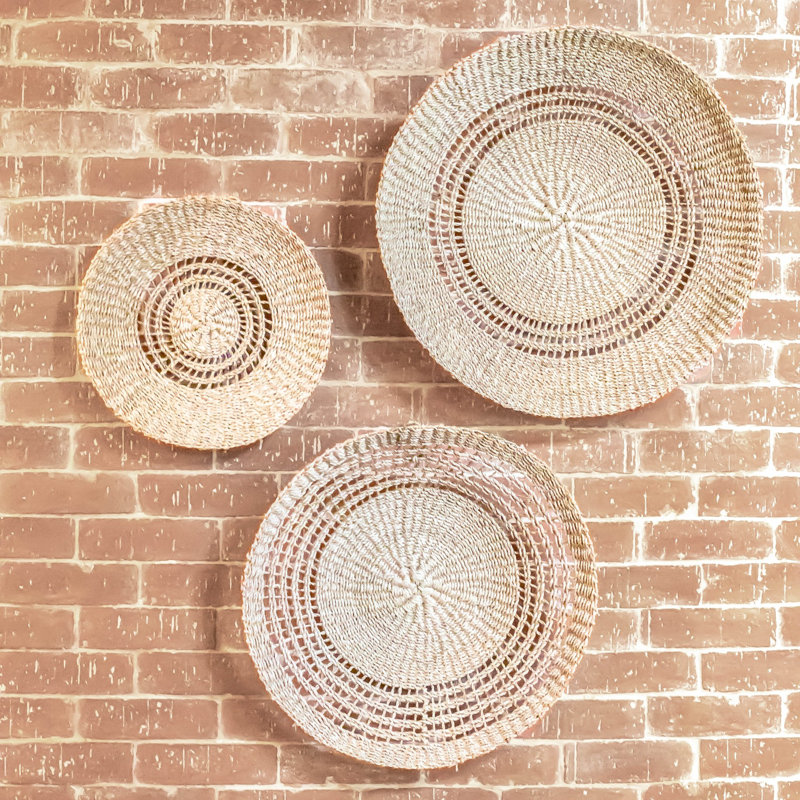 Large Open Weave Wall Basket