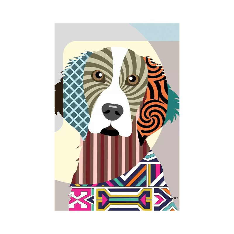 «Welsh Springer Spaniel» par Lanre Studio, impression sur toile tendue, H 40 po x l 26 po x P 1,5 po
