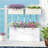 2 Pack 20 Inch Railing Planter Box, Hanging Flower Pots, White-1759175913