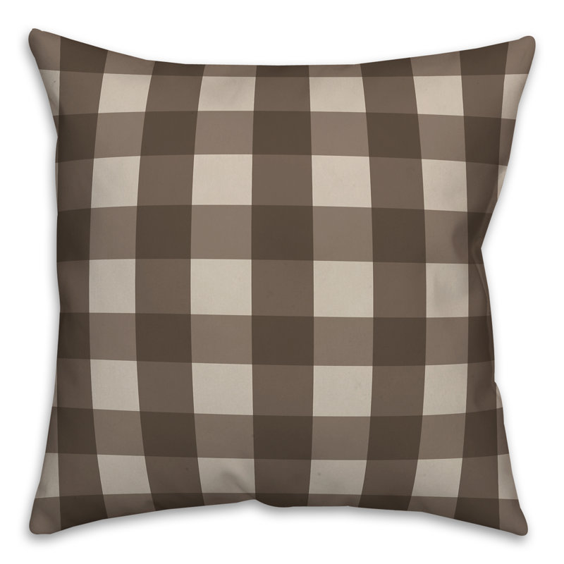Checkered Throw Pillow