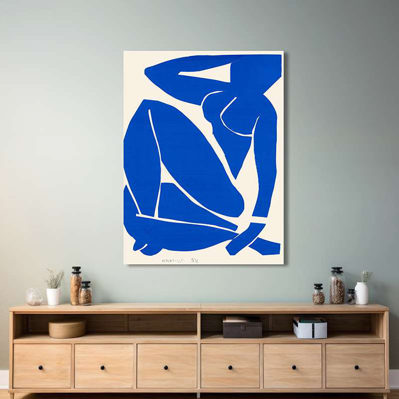 Blue Nude III by Henri Matisse - Wrapped Canvas Print, 100cm H x 70cm W