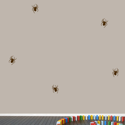 Décalcomanie murale araignées