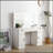 Vanity Table With Lighted Mirror, Vanity Desk With 3 Drawers And Storage Cabinet,3 Color Lighting Modes Adjustable Brightness, White Color