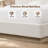 Muse Upholstered Wide Headboard Bed