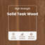  Bathroom Side Cabinet Natural Solid Teak Wood Rustic Furniture Storage