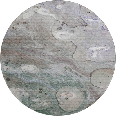 Premium Machine Washable Ralston AMF1941 Abstract Rug
