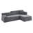 Modern L-shaped Sofas, Corduroy High Back, Ideal For Home Living