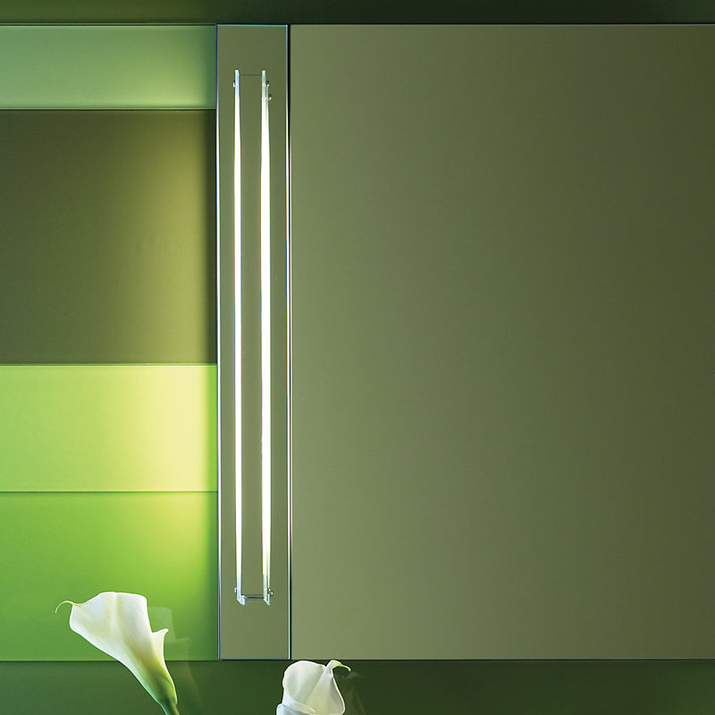 Reflexion 1-Light Bath Bar, Brushed Nickel