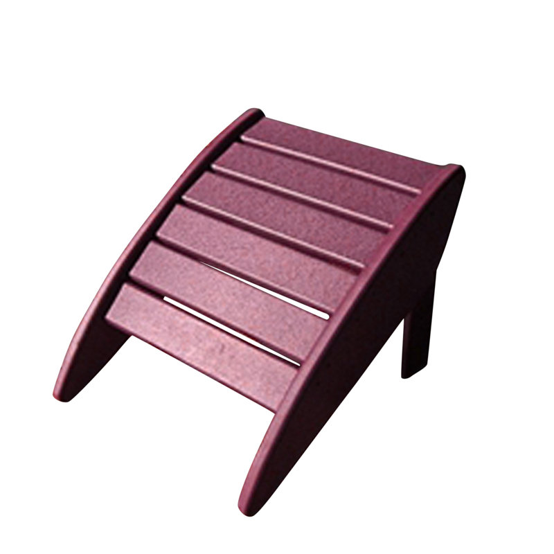 Repose-pieds d'extérieur Ansel, Rouge foncé merlot