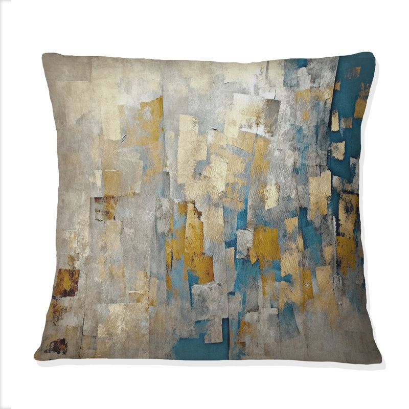 Coussin décoratif Southern Sunrise Abstract Expressionism VI - Abstract Collages