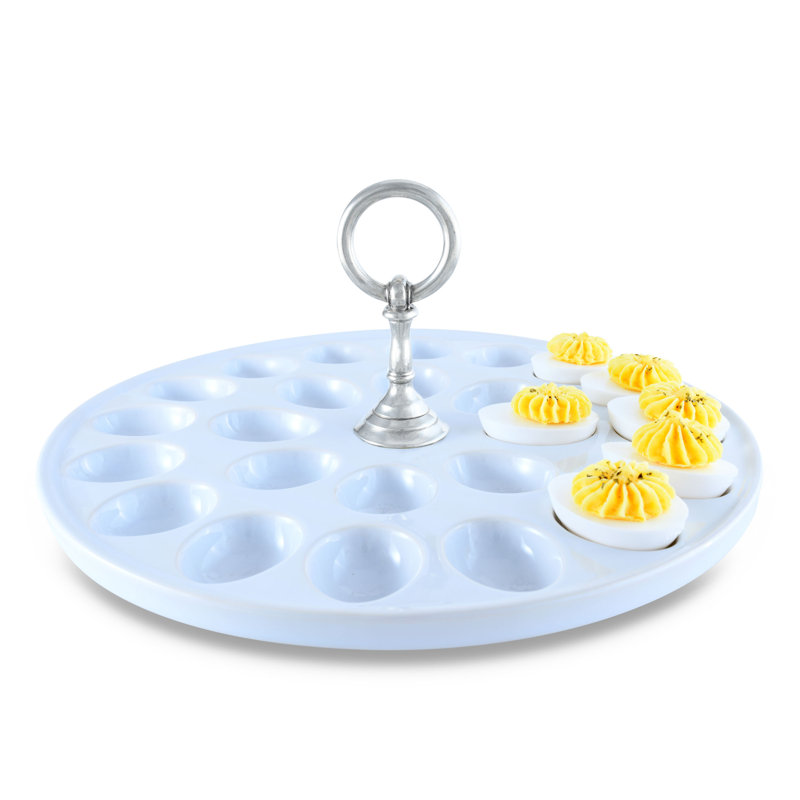 Medici Living Stoneware Egg Platter