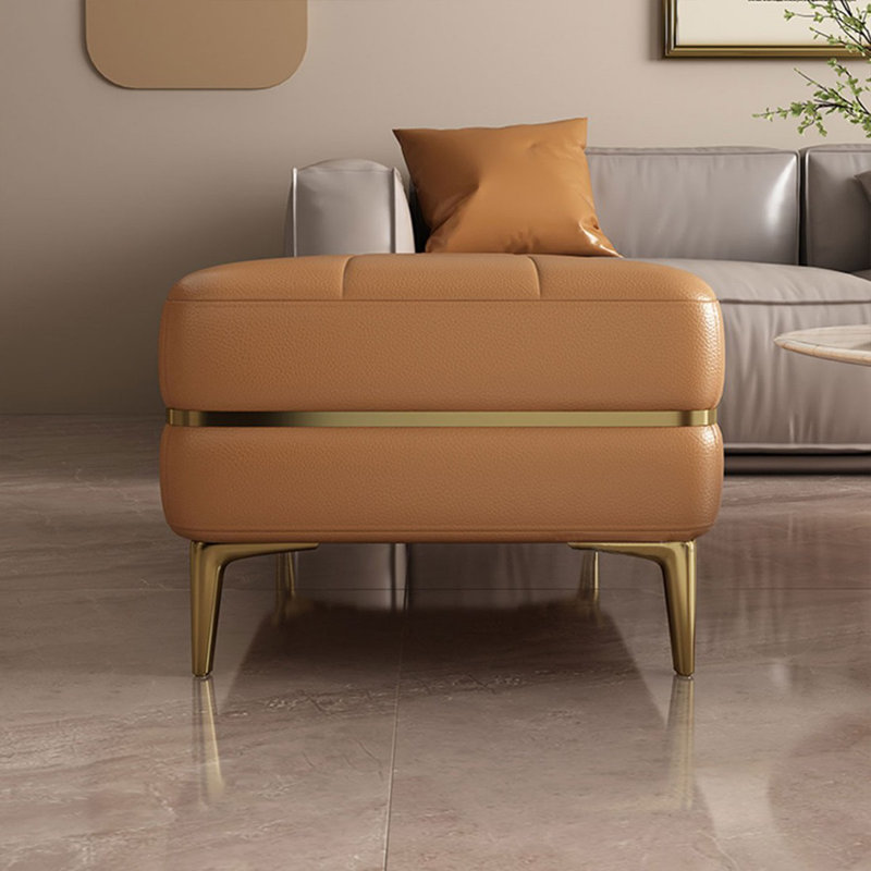 Banc rembourré orange, Orange