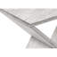 Table d'appoint de salon en placage gris, style peu encombrant avec touche moderne