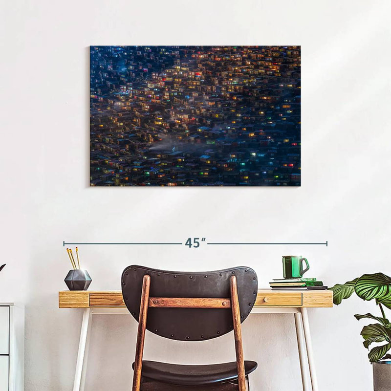 Night, 24" H x 36" W