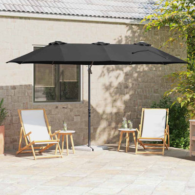 Umbrella Polyester and Aluminium Outdoor Parasol Garden Shade Terrace