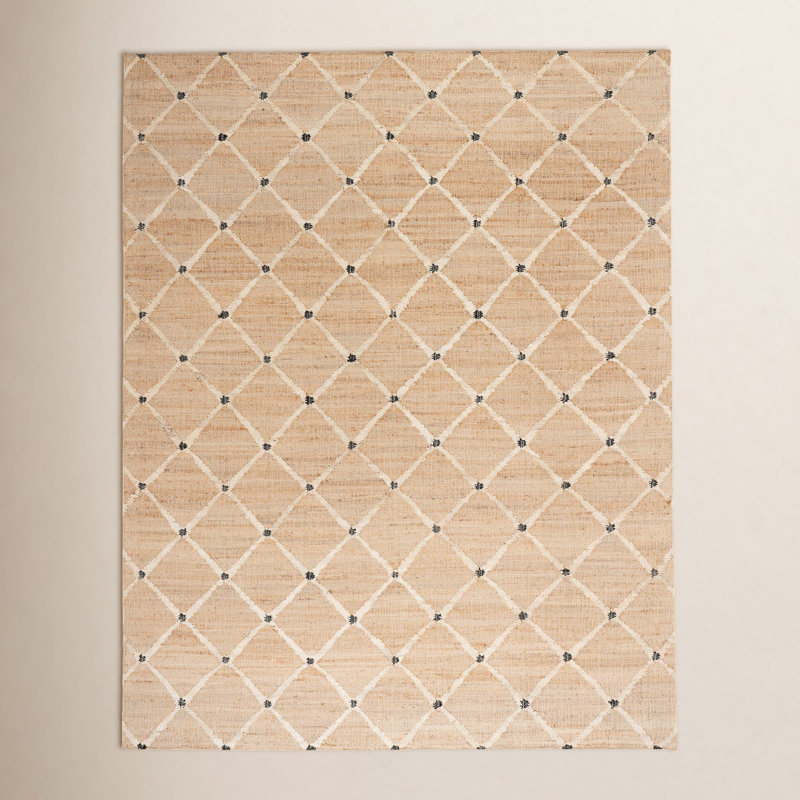 Kali Natural Handwoven Jute Rug, Natural, Rectangle 9'6" x 13'6"