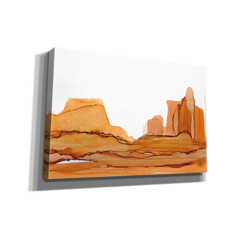 «Brownscape II» par Chris Paschke, estampe numérique sur toile, H 40 po x l 60 po x P 1,5 po