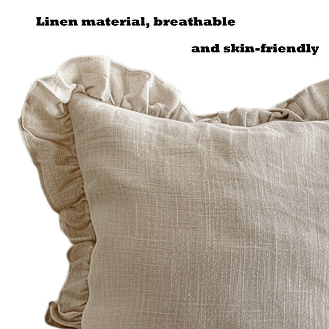 Ruffled Delight Throw Pillow