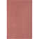 Everyday Solid Machine Woven / Power Loomed Performance Rust Red Rug