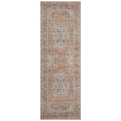 Area Rugs Living Room Washable Vintage Rug Neutral Non-Slip Soft Stain Resistant Indoor Carpet for Bedroom Nursery Dining Room