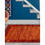 Tapis rouge brique / vert sauge / orange Alair-22945683