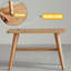 Banc rembourré brun