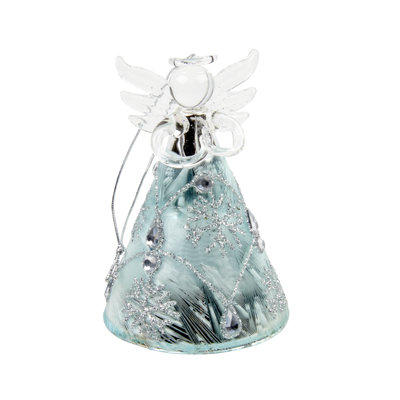 9cm Glass Hanging Figurine Ornament