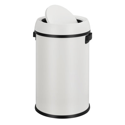17 gal/65 L Stainless Steel Trash Can for Outdoor, Home Office