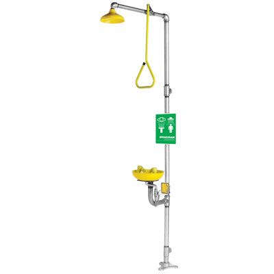 Douche à la combinaison d’urgence traditionnelle series Safe-T-Zone