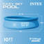 Intex: piscine facile à installer - 10 pi x 30 po - piscine hors-terre gonflable, matériau résistant à la perforation, capuchon de 1018 gallons, jeu aquatique pour enfants et famille, 28120EH-14509873-97134828
