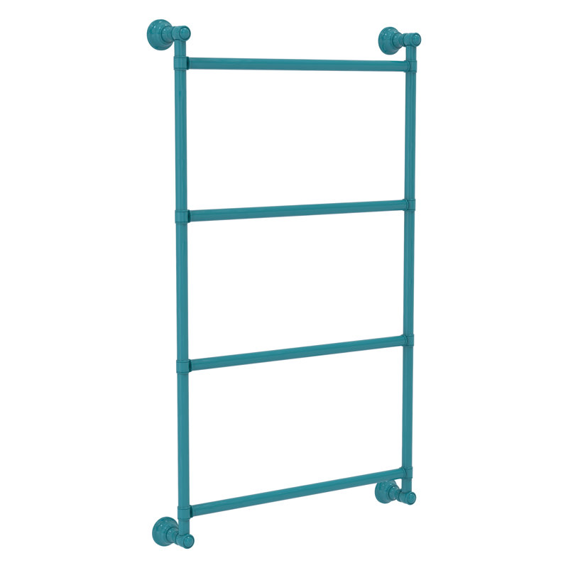 Barre à serviettes murale 18 po Carolina, Bleu sarcelle Glokzin, 35 po x 18 po x 3,3 po