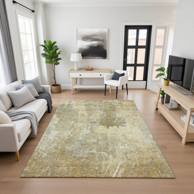 Premium Machine Washable Mayfield AMF2226 Abstract Rug