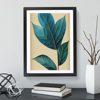 View of a Leaves No.2 - Framed Print