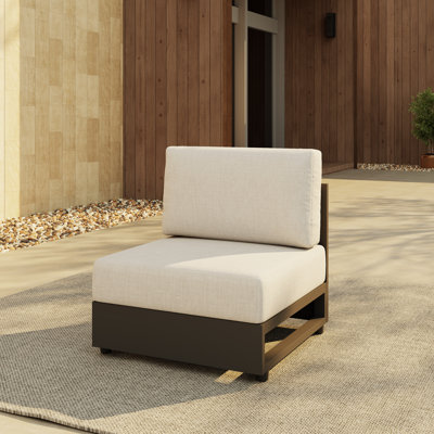 Zachery Outdoor Single Chair With Cushion