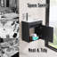 Ensemble de meuble-lavabo simple 16 po mural