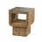 Crisfield Glass Top End Table