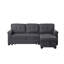 Canapé-lit modulaire réversible en lin 84 po Lucca-38864878