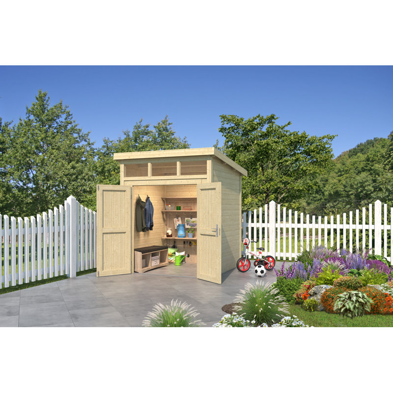 Lasita Kibo 1 - 7 x 7 Ft. Shed With Plexi Glazing (28mm)