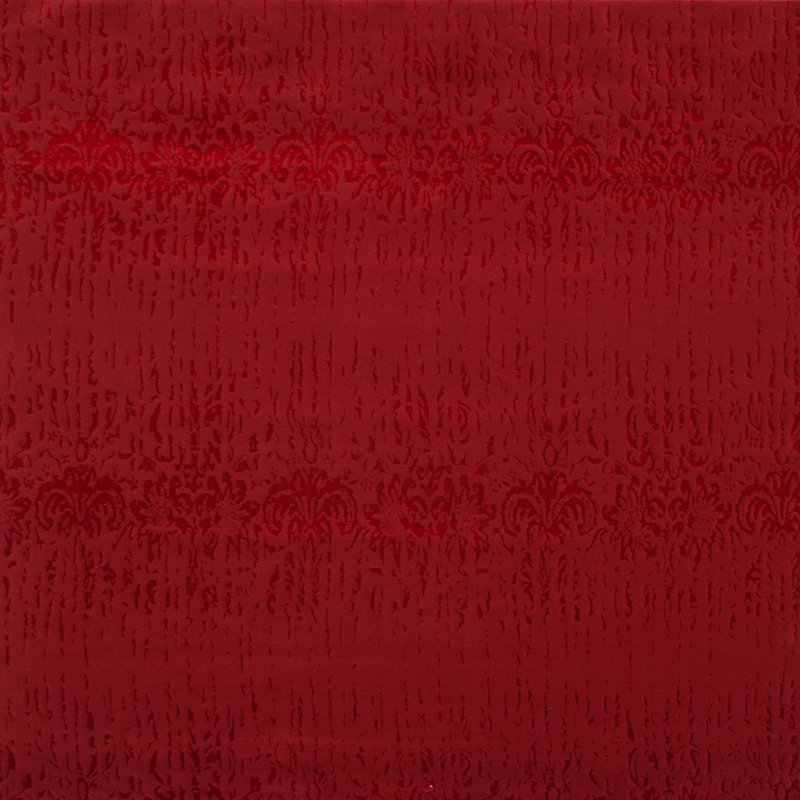 Tapis rouge contemporain, Carré 5 pi