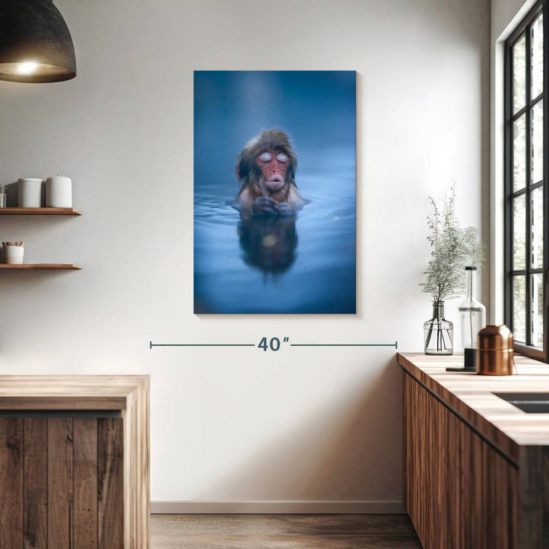 Brampt Japanese Snow Monkey, 39" H x 26" W