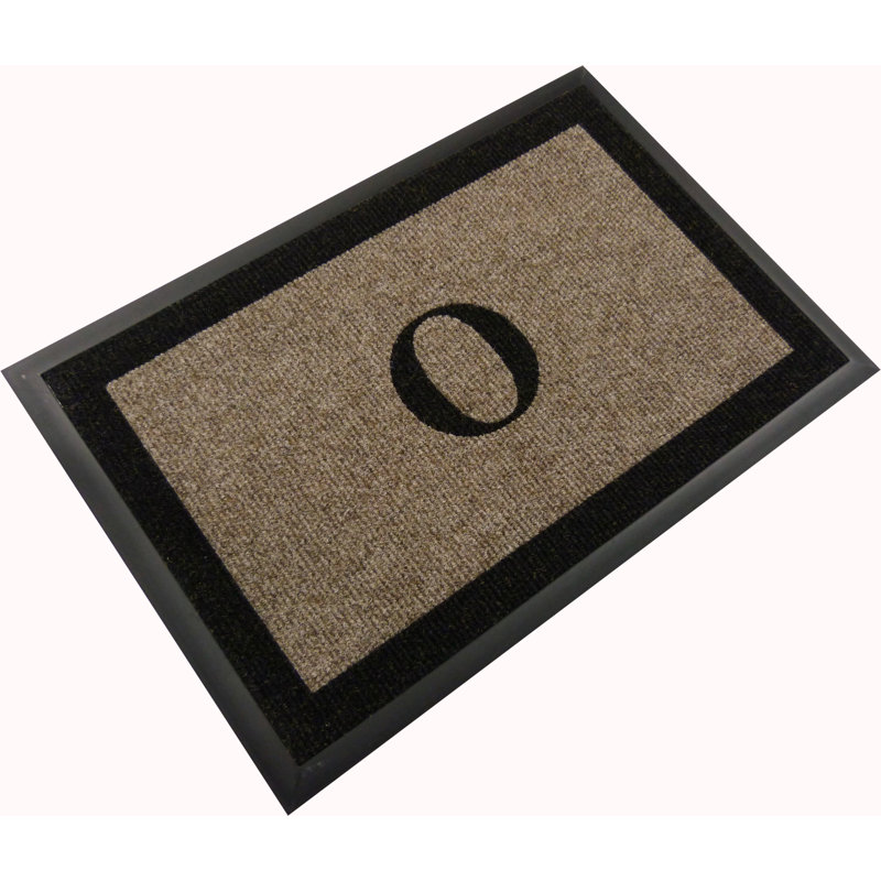 Tapis d'extérieur antidérapant Asai, Taupe, O, l 24 po x L 36 po