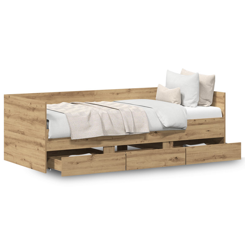 Daybed, Artisan Oak, European Single (90 x 200 cm)