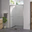 Porte de douche coulissante double en aluminium-116884369
