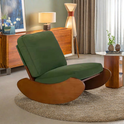 Chaise berçante rétro