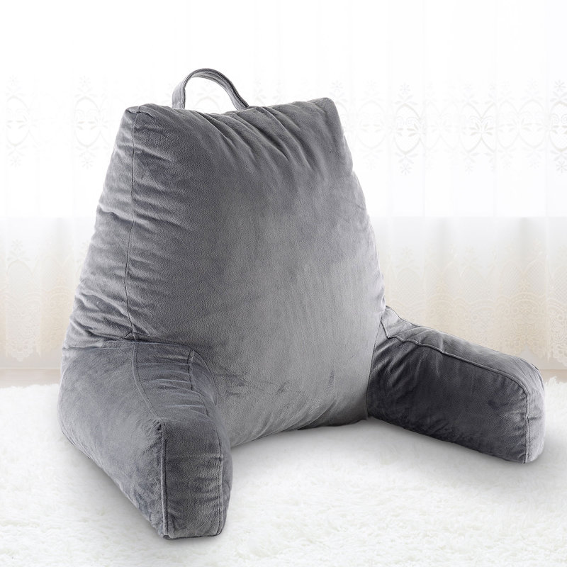  Housse de coussin et insert, Gris, H 24 po x l 12 po x P 11 po