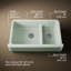 Whitehaven® 36" L x 22" W Double Basin Farmhouse Kitchen Sink-98419487