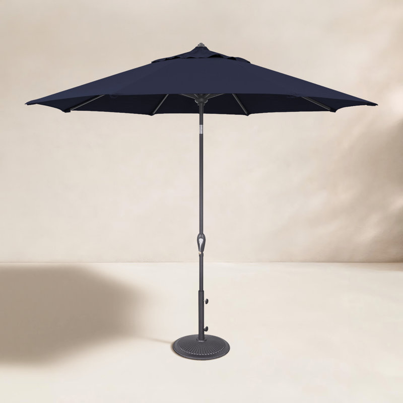 Parasol de marché inclinable 9 pi Colete, Marine