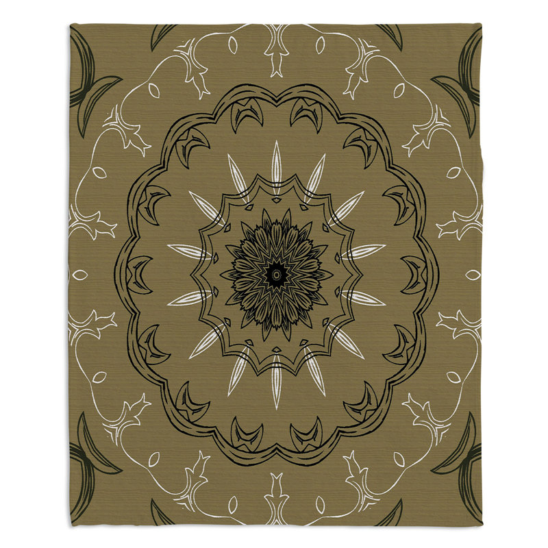 Hand Woven Throw Blanket, 51" x 60"