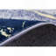 Tapis bleu / jaune à motif abstrait lavable à la machine-633787178